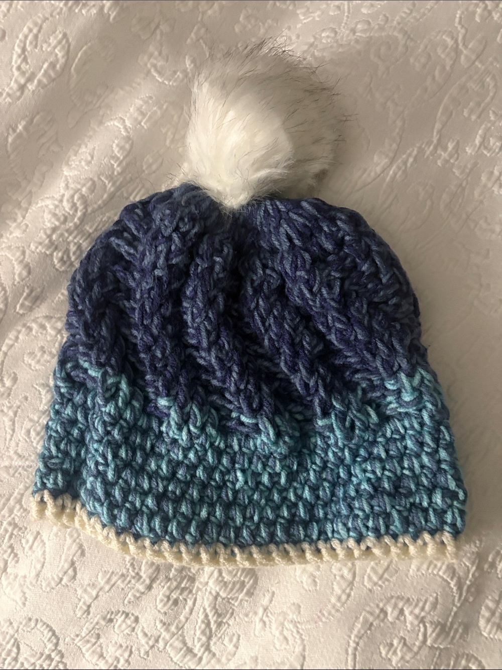 Chunky knit hat